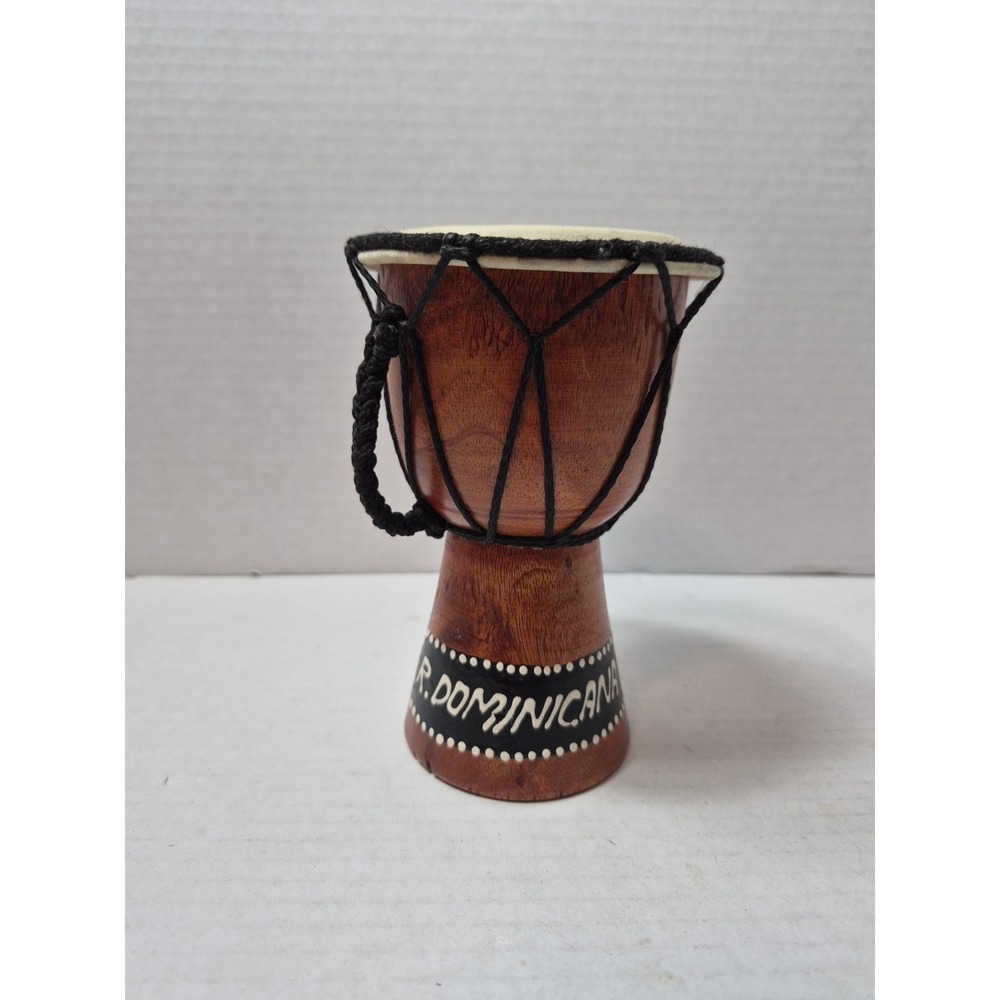 hand-carved, rope-tuned djembe drum, mini‎ or souvenir size more For Show Decor
